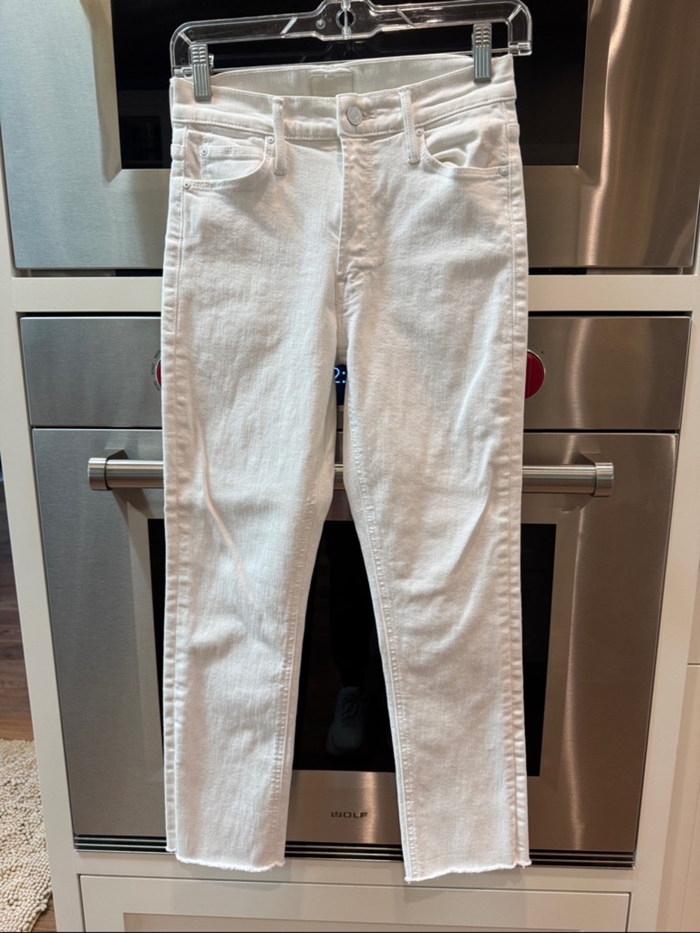 MOTHER White Skinny Jeans